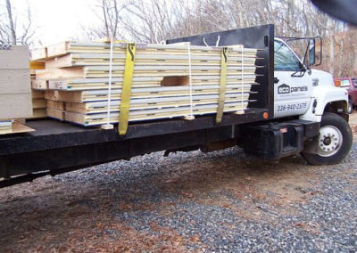 SIP panels on am Eco-Panels truck going out for delivery.