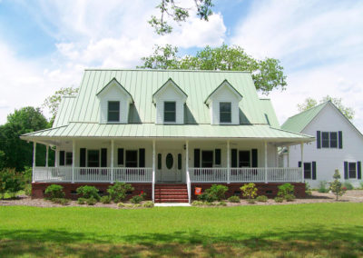 Classic style home made with SIP panels.