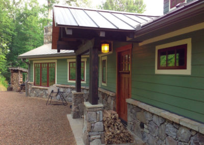 Back porch on SIP home