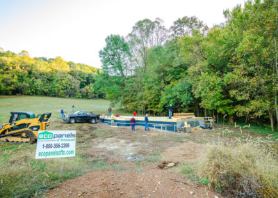 Eco-Panels of Tennessee job site before construction.