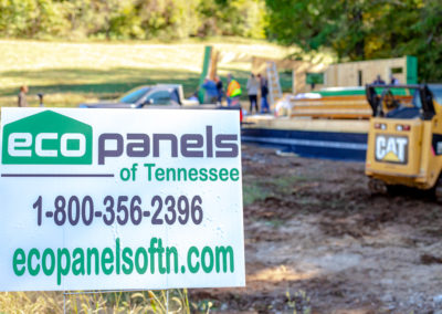 Eco-Panels of Tennessee job site sign.